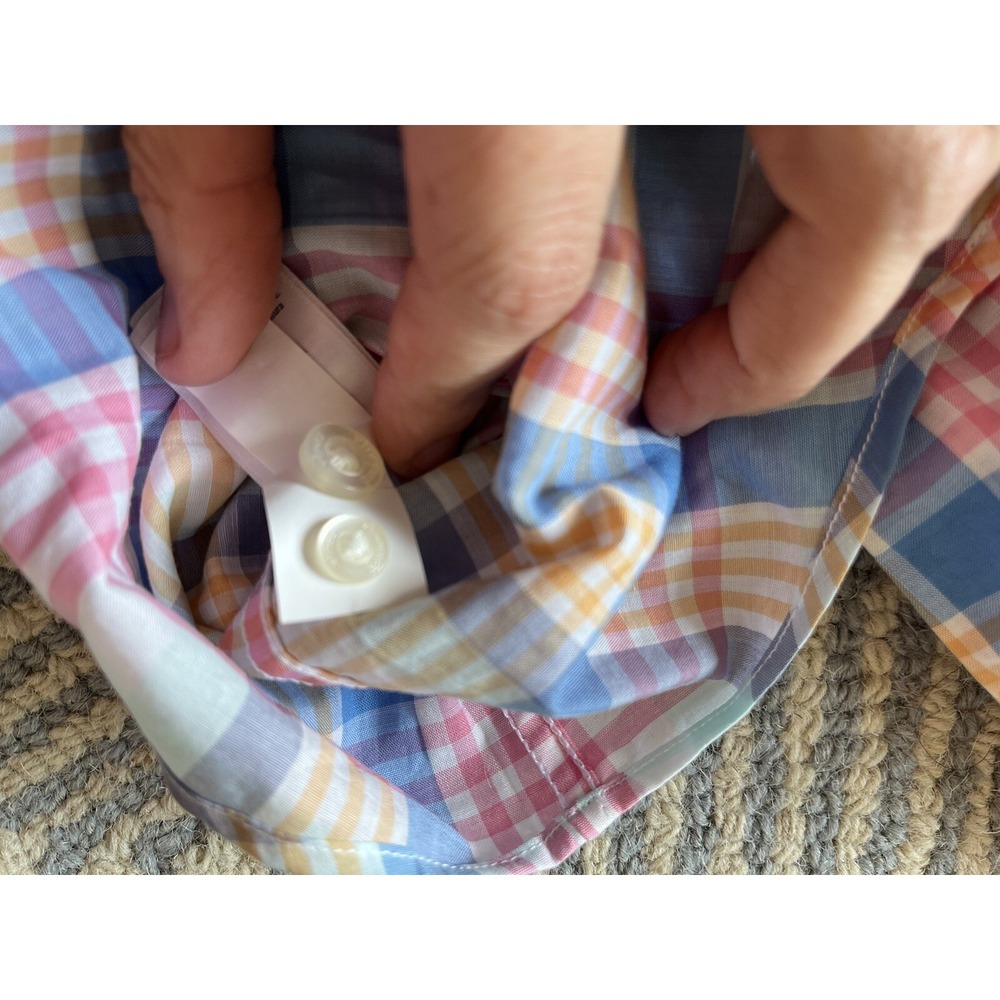 Vineyard Vines Slim Fit Tucker Shirt - Multicolor Plaid - Medium - Picture 3 of 7